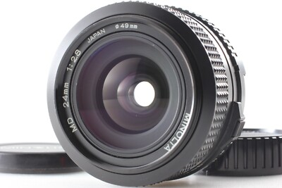 [Near MINT+++] Minolta New MD 24mm f/2.8 MF Wide Angle Lens for SR MC MD Japan