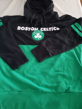 NBA Hoodie Jacket PULLOVER Boston Celtics NBA Logo Youth Boys Large COTTON/POLY