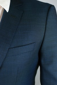 New Men S Hugo Boss Huge6 Suit Jacket Blue Size 48 Rrp369 Ebay