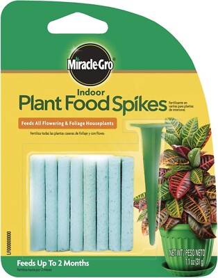 Miracle-Gro Indoor Plant Food Spikes - 24 Spikes - 1.1 oz