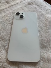Apple iPhone 13 rear housing back glass chasis white  B 