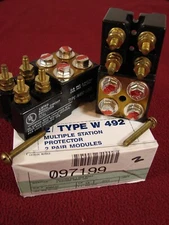 2 Northern Telecom Multiple Station Protector Type W 492 LCGX New NOS Norcom