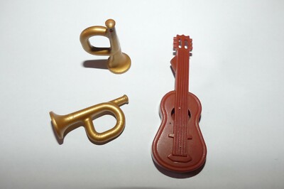 Accessoires Playmobil Moyen-Âge - Instruments De Musique Et Troubadour - Neufs Dans Leur Sachet