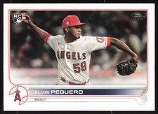 2022 Topps Elvis Peguero #541 Rookie RC Los Angeles Angels