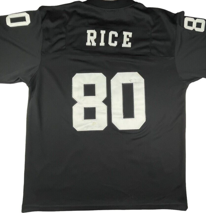 Raiders Jerry Rice NFL football jersey Jeff Hamilton Players of