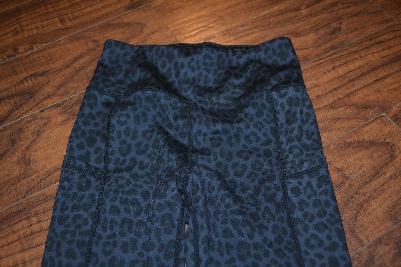 C13- Ouges High Waist Pockets Capri Yoga Workout … - image 2