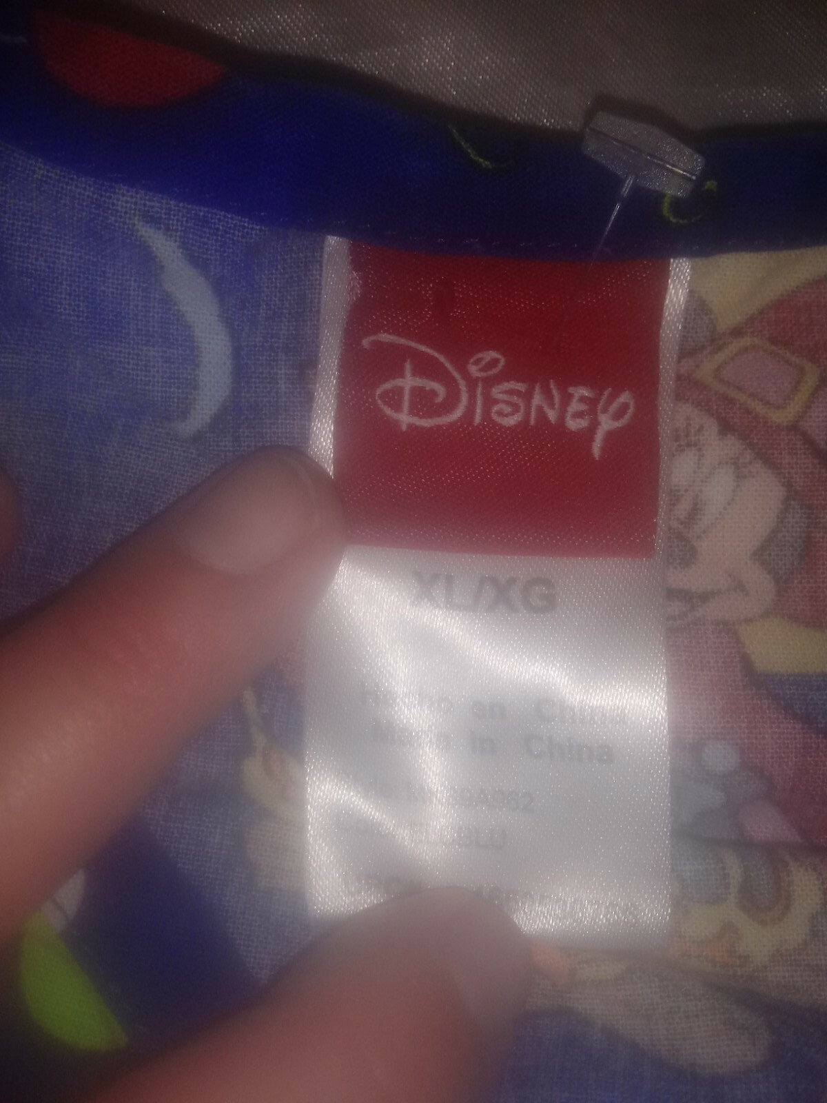 DISNEY HALLOWEEN NURSING SCRUB WOMENS MICKEY MINNIE DONALD SIZE XL image 3