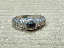 Alt Vintage Selten Handgefertigt Einzigartig Design Metall Finger Ring Mit Stein