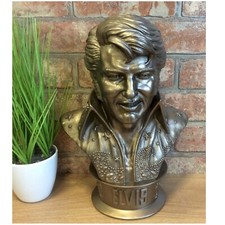 Nemesis Large 33 cm Bronze Elvis Bust Figurine Officially Licensed NEMB4022K8