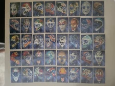 2001-02 In The Game BAP Between The Pipes Hockey "The Mask" 40-Card Insert Set