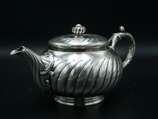 19TH CHRISTOFLE PARIS SILVERPLATED 1 TEAPOT LOUIS XV HALLMARKED NUMBERED FRANCE 19TH CHRISTOFLE PARIS SILVERPLATED 1 TEAPOT LOUIS XV HALLMARKED NUMBERED FRANCE - Image 1