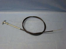 Control Cable T Handle PULL Choke 60" 5 Feet Universal CHROME Non Lock F/S