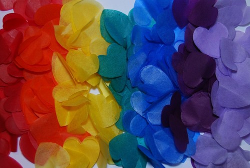 RAINBOW CONFETTI - Biodegradable Wedding Confetti - Hand made in the UK - FUN - Picture 10 of 17