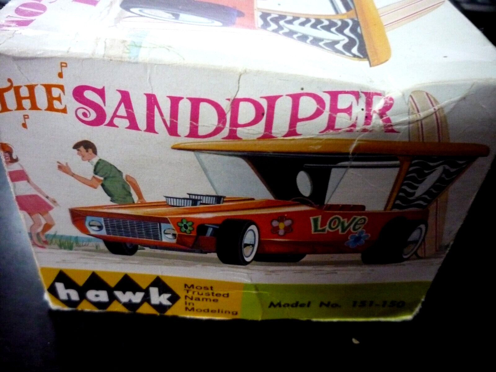 The Sandpiper Custom Beach and Dunes Wagon Hawk Model Kit #151-150 1969 in Box