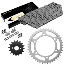 Steel O-Ring Drive Chain & Sprocket Kit for Kawasaki EN500 Vulcan 500 Ltd 96-05