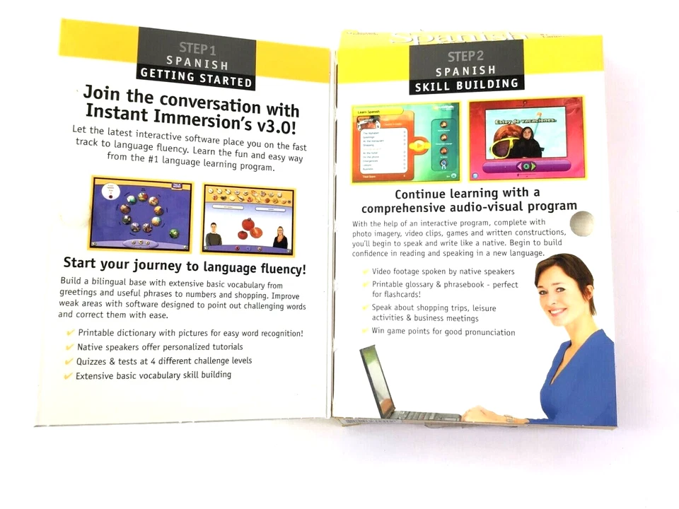 Instant Immersion Spanish 3 & Multilanguage Software Video Book for PC & MAC Set - Image 4 of 4