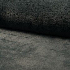 LUXURY Short Plush Super Soft Faux Fur Fabric Material - GREY