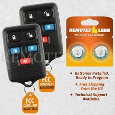 for 1999 2000 2001 2002 2003 Ford Windstar Keyless Remote Car Entry Key Fob Pair