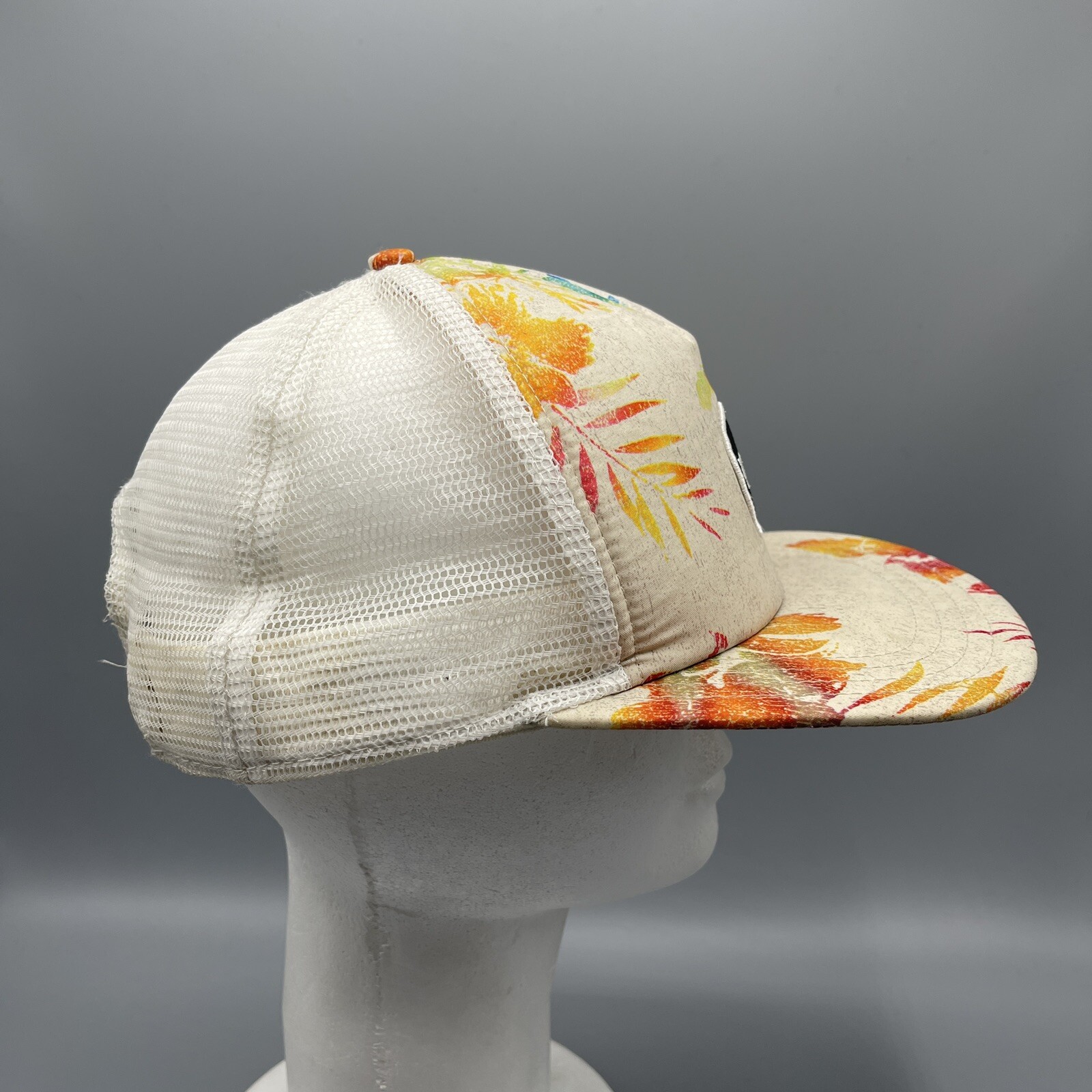 Vans Solid white Tie Dye Leaves Pattern Meshback … - image 5