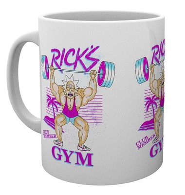 GB Eye LTD, Rick and Morty, Ricks Gym, Tasse