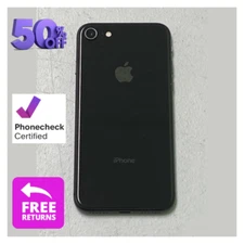 Apple iPhone 8 256GB 64GB Fully Unlocked ATT Verizon Silver / Red Screen 4.7" 4