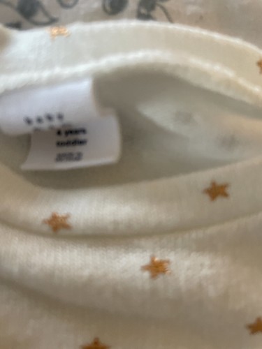 Baby Gap Tiny Gold Stars Long Sleeve 4 - Picture 3 of 3