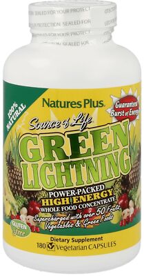 Natures Plus Source of Life Green Lightning-180 Kapseln (28,36 EUR/100 g)