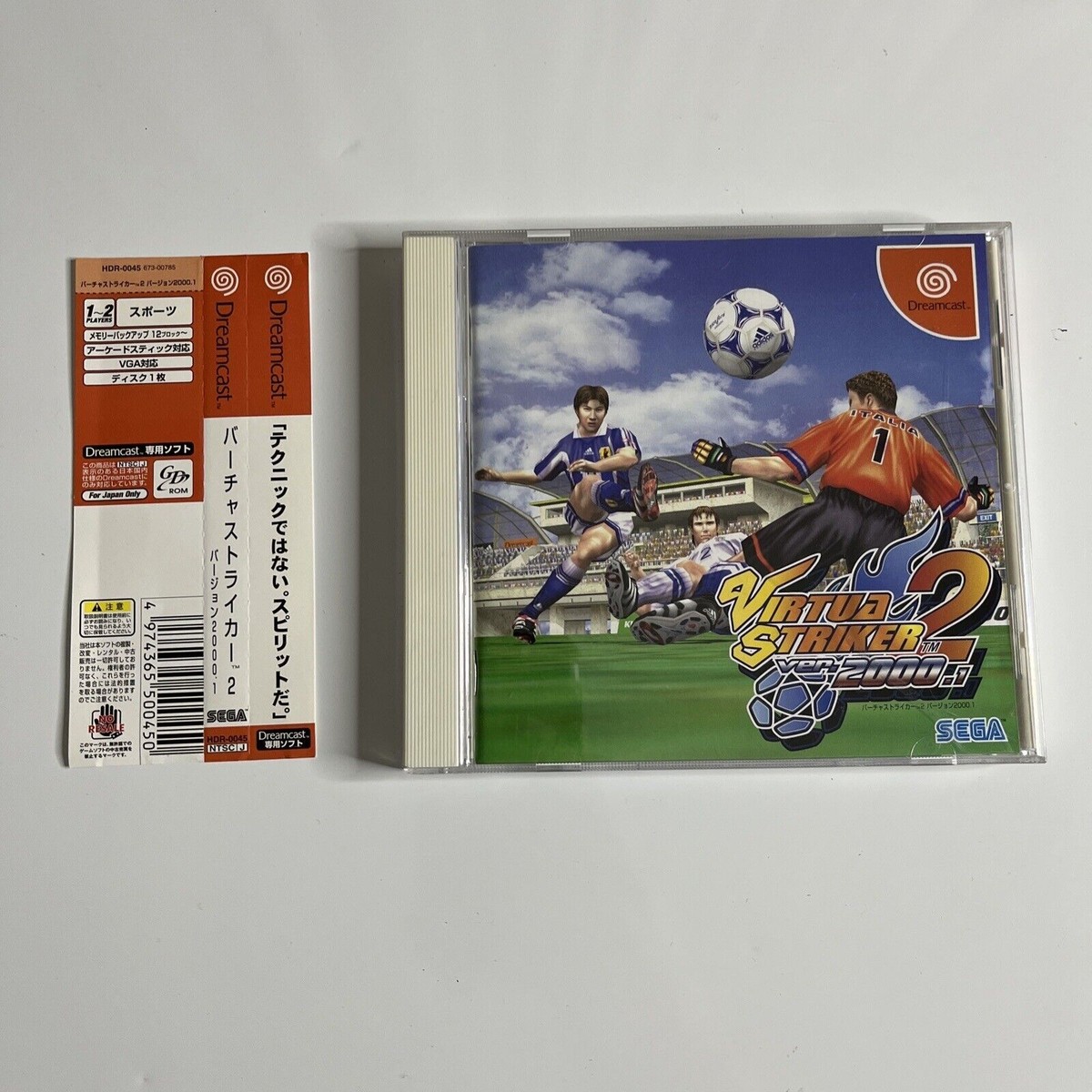 Virtua Striker 2 Version 2000.1 DC Sega Dreamcast NTSC-J JAPAN 