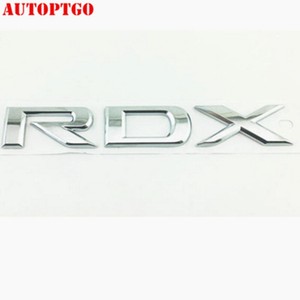 Chrome 3d Car Rear Trunk Letter Rdx Emblem Badge Logo Decal For Acura 01 21 Ebay