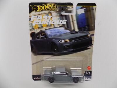 Hot Wheels - Premium - Fast & Furious - GRAY 2020 DODGE CHARGER HELLCAT