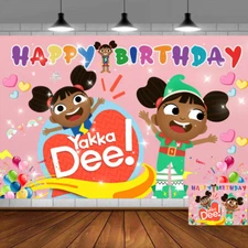 Yakka Dee Party Supplies Party Decor Backdrop Banner Poster Vinyl 5x3ft