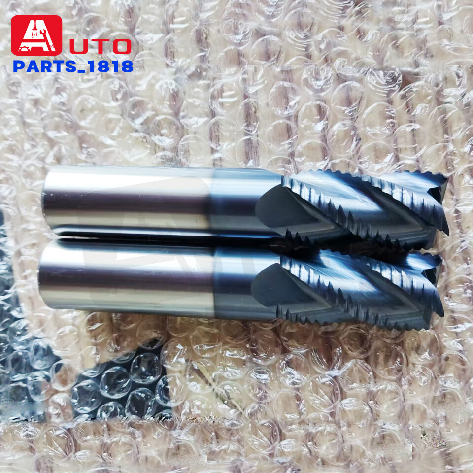 1/2 Carbide Roughing End Mill, 3 Overall Length, 4 Flute - View #11