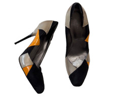 Georgina Goodman Shoes  EU38.5, UK5.5, 26cm insole, Grey, Black & Mango -