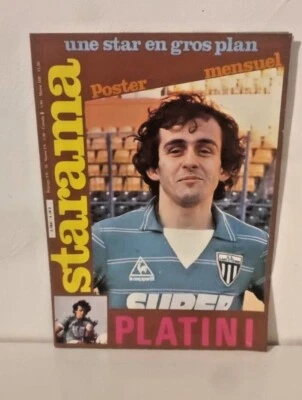Poster STARAMA MICHEL PLATINI AS SAINT-ETIENNE NEUF 63 X 44 RARE - Photo 1/3