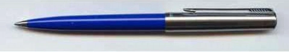 Bolígrafo Parker 15 Jotter Energy azul y tinta azul inoxidable nuevo hecho en Reino Unido Foto 2 de 2