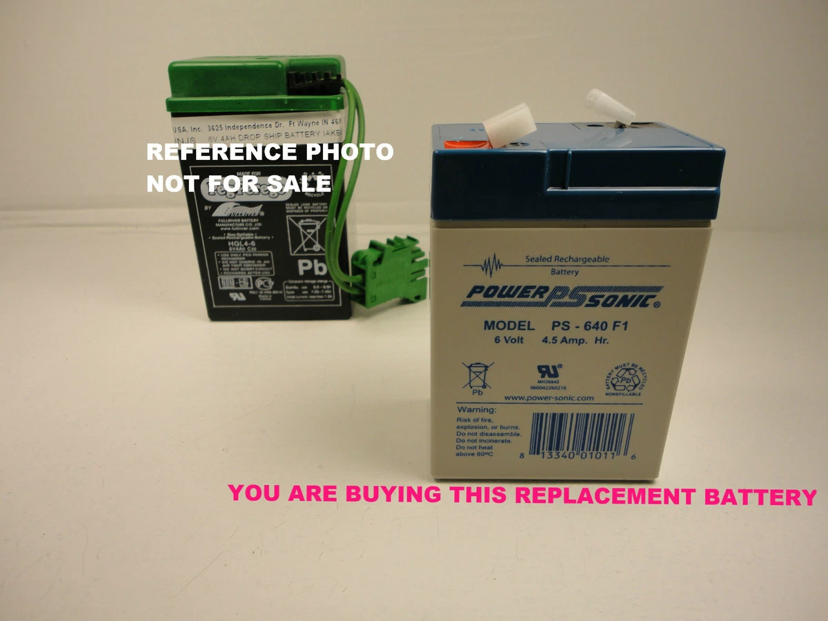Replacement battery for john 2024 deere toy tractor