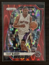 2024-25 Prizm Tracy McGrady Red Seismic #113/299 Raptors