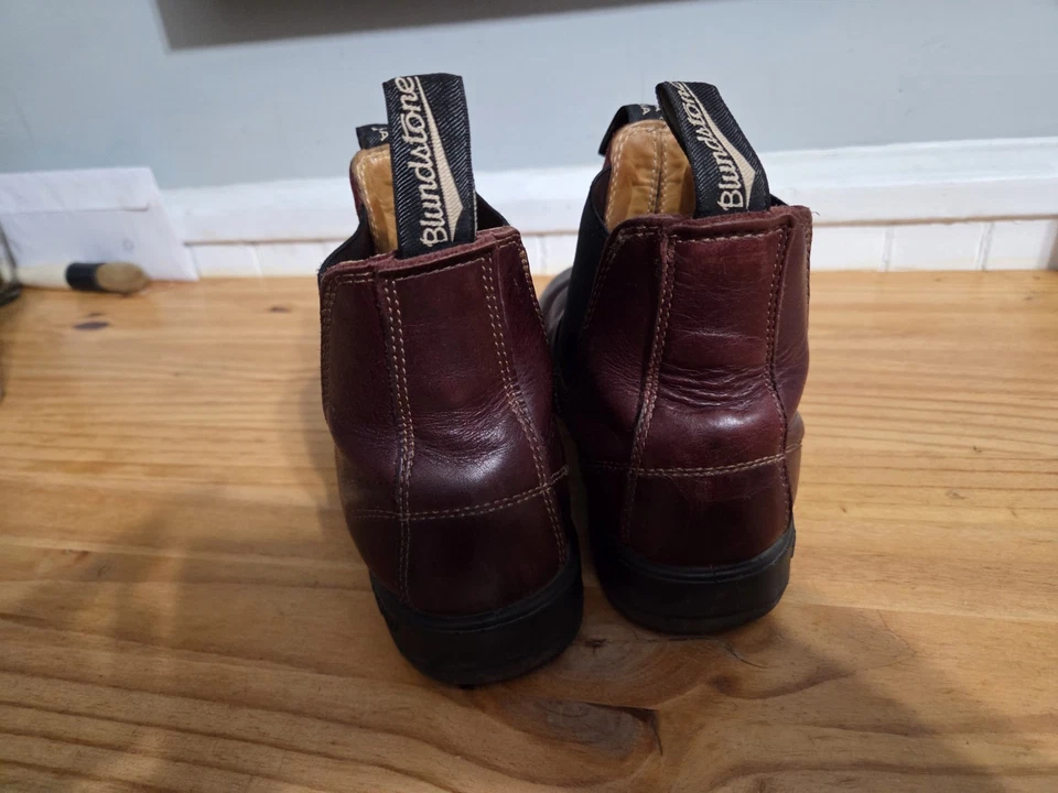Botines Chelsea de cuero marrón Blundstone Tasmania Australia para mujer 9 EE. UU. EE. UU. Foto 3 de 4