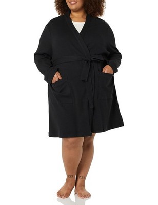 Amazon Essentials Women's Lightweight Waffle Mid-Length Robe (Available in Plus