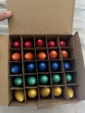 25 Pack C7 LED Ceramic Multicolor Replacement Light Bulbs for Christmas Light