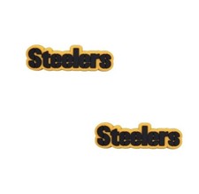 NFL Pittsburgh Steelers Football Team For Crocs Shoe Charms Jibbitz - 2 pieces