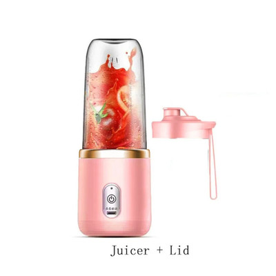 Household USB Charging Electric Juicer Juice Maker Blue/Pink Fruit Juicer Cup 40