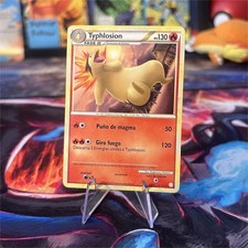 Pokémon Typhlosion Heartgold & Soulsilver 32/123 Spanish 130 HP Puño de magma on eBay