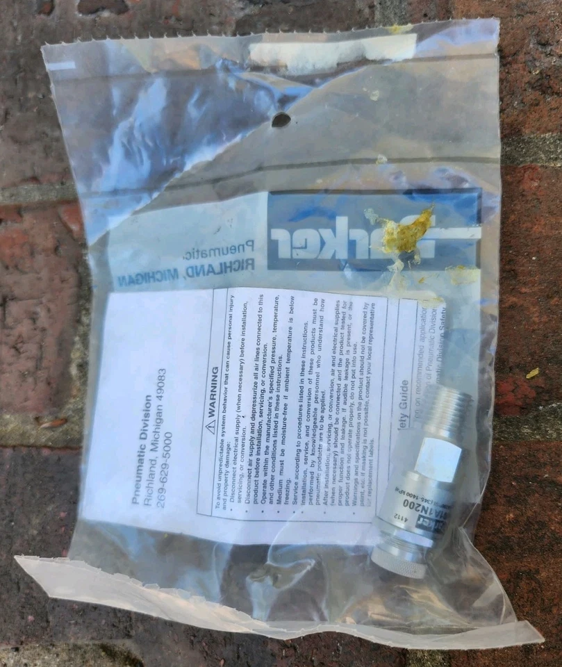 Parker RV01A1N200 Pneumatic Relief Valve RV Series 50-200 Psi, NEW!! - Image 2 of 3