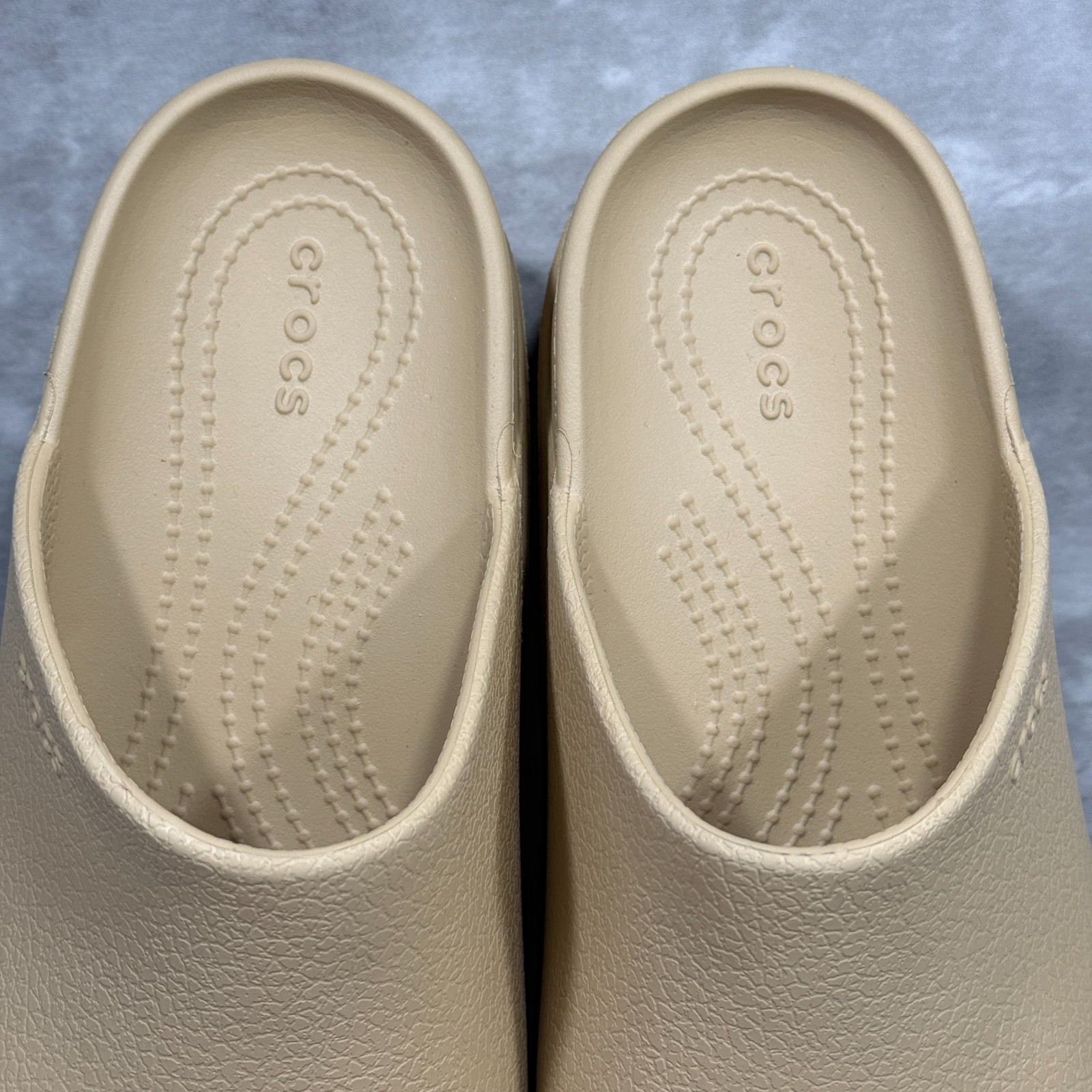 Crocs Dylan Platform Mules Clogs Mules Beige Slip… - image 4