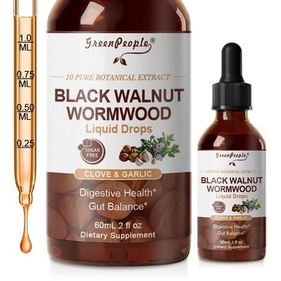 60ml Wormwood Black Walnut Clove Wormwood herb Extract Combination