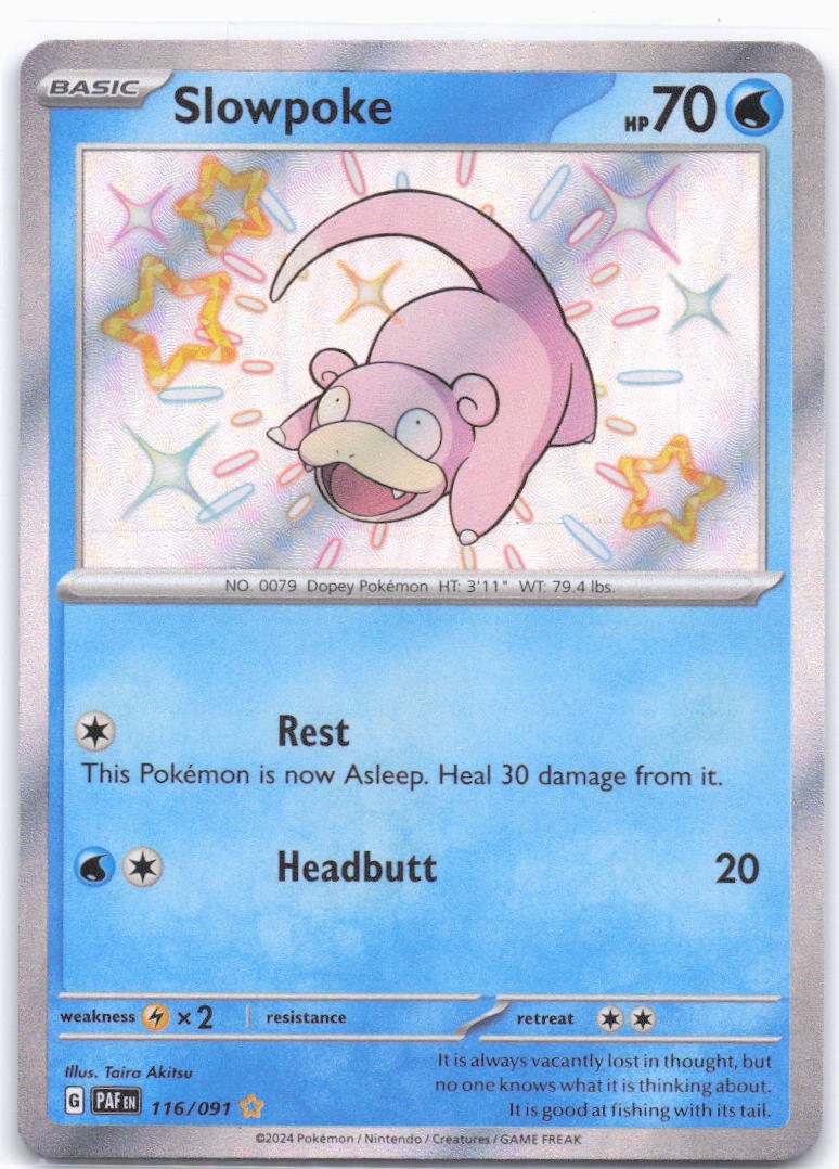 SV: Paldean Fates #116/091 Slowpoke