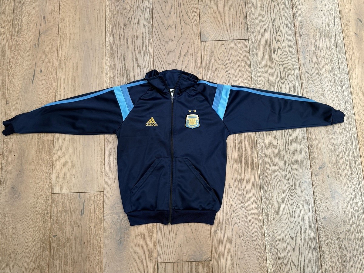 Adidas Argentina Football Jacket AFA Full Zip Youth Size 14 / L | eBay