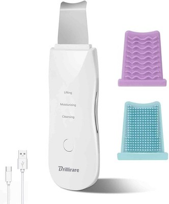 Face Scrubber, Spatula, Facial Silicone Pore Cleaner, Rechargeable All Skin