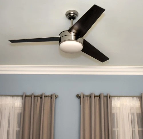 Maxim 89909FT Basic-Max 52" 3 Blade Indoor Ceiling Fan - Light - Black - Picture 2 of 6
